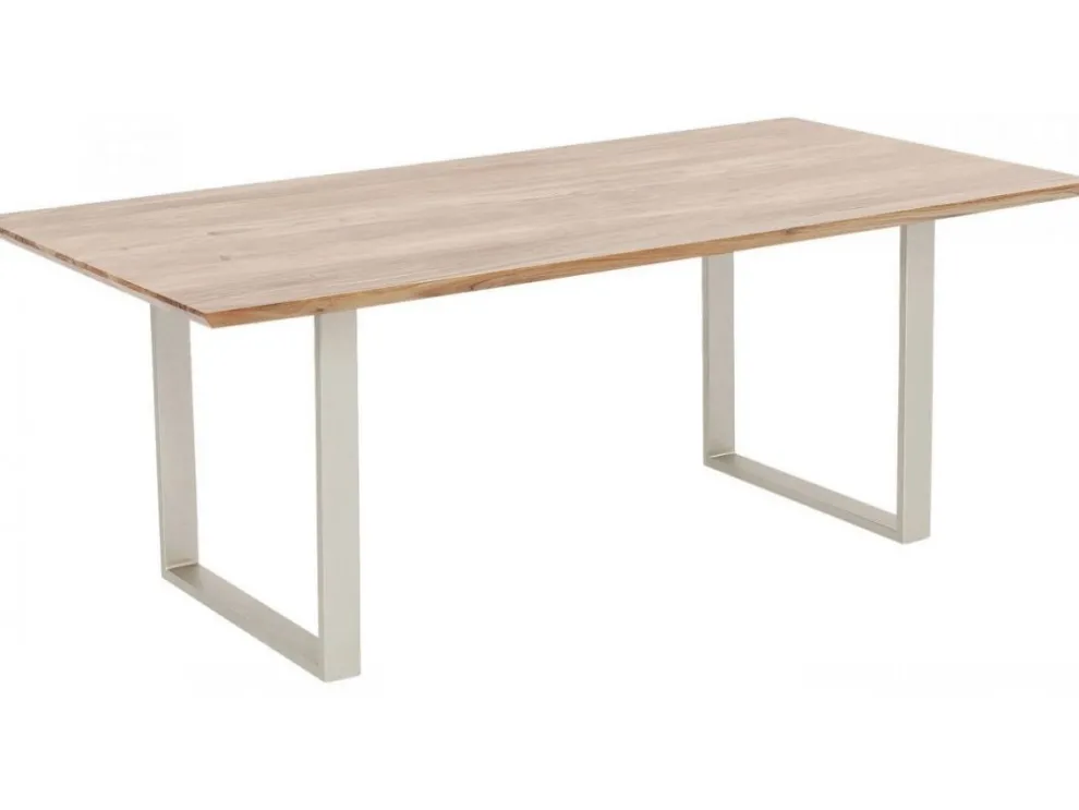 Eettafel Symphony Zilver 180x90cm