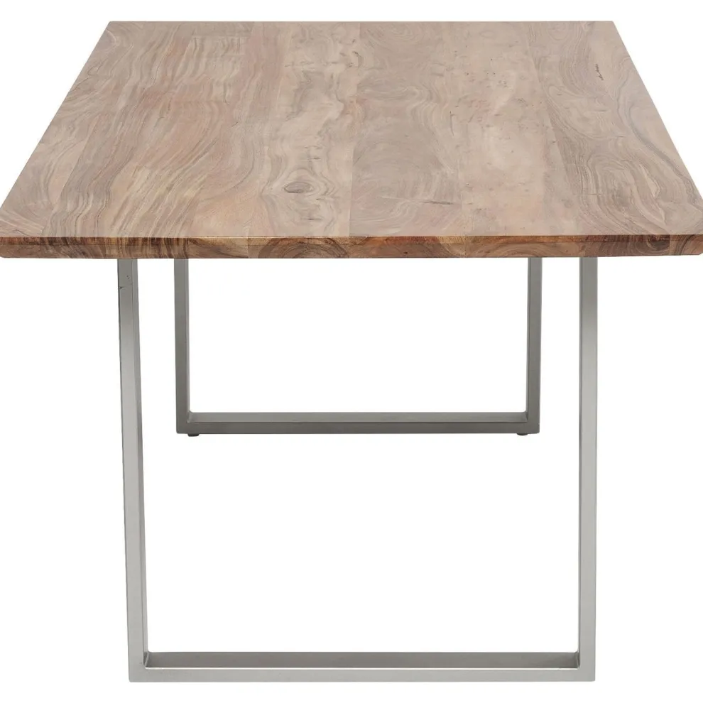 Eettafel Symphony Zilver 160x80cm