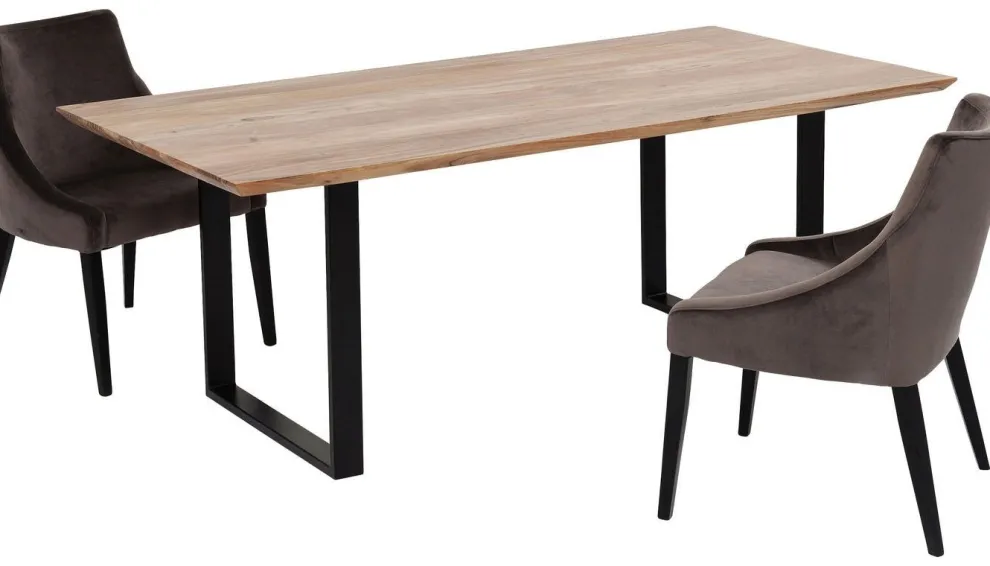 Eettafel Symphony Zwart 200x100cm