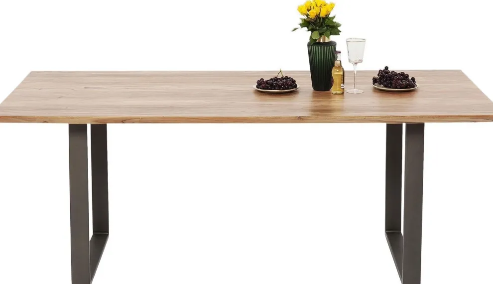 Eettafel Symphony Ruwstaal 180x90cm