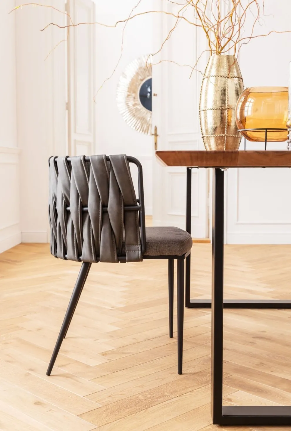 Eettafel Symphony Zwart 160x80cm