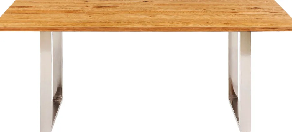 Eettafel Symphony Eiken Chroom 160x80cm