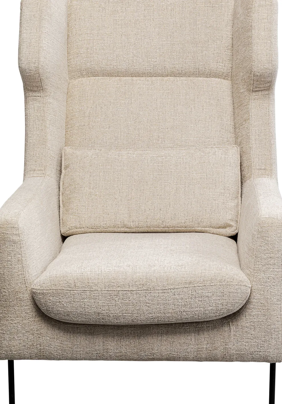 Fauteuil + Hocker Quinn High Beige
