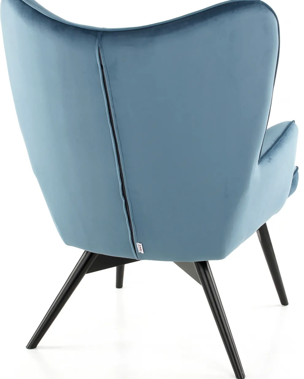 Fauteuil Black Vicky Fluweel Petrol-Blauw