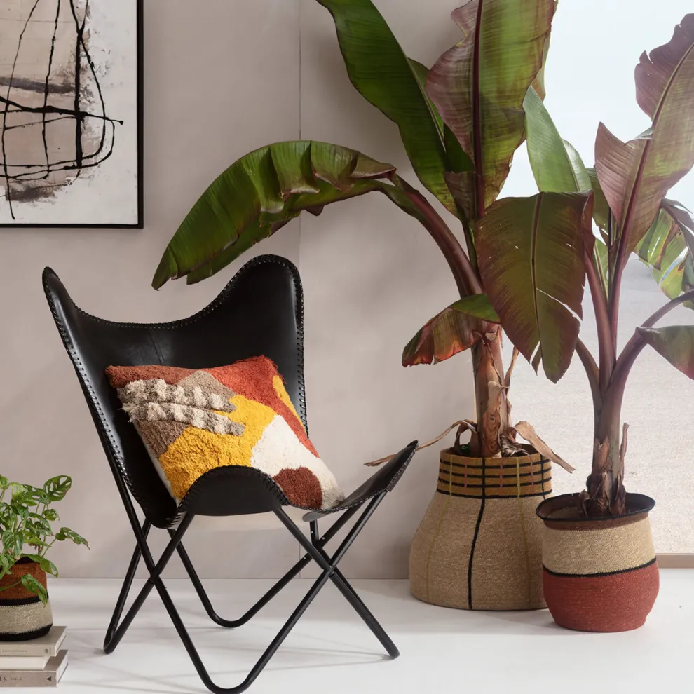 Fauteuil California Leather Black