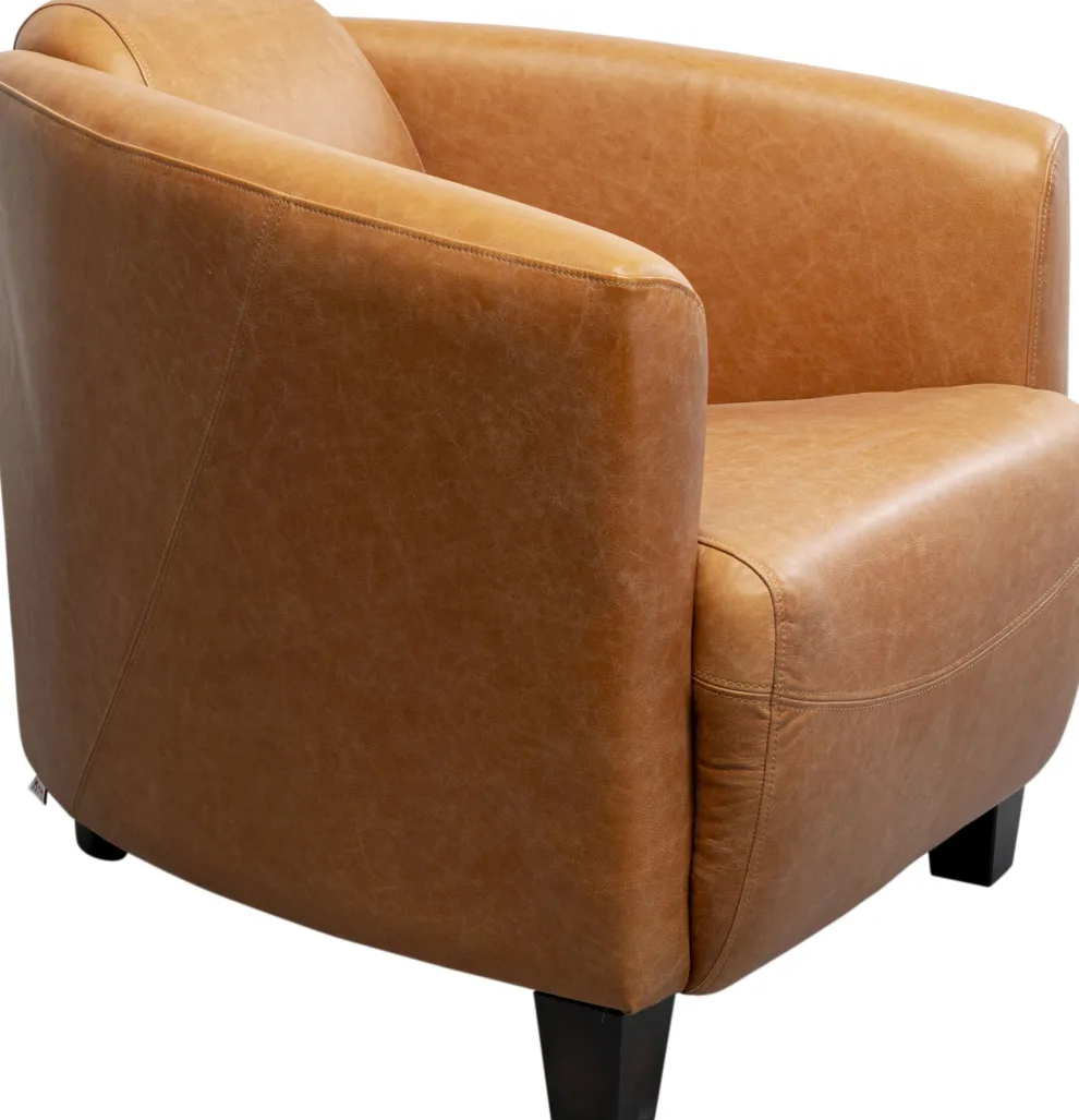 Fauteuil Cigar Lounge Smart Leather Light Brown
