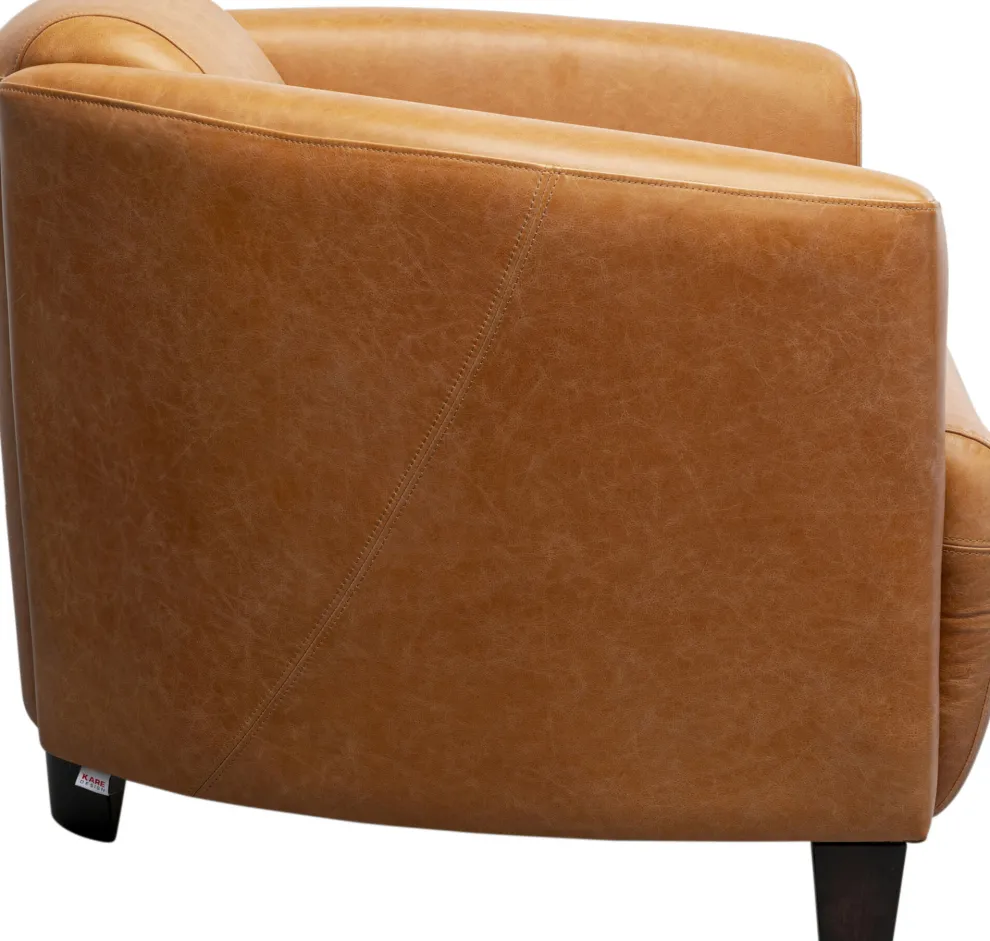 Fauteuil Cigar Lounge Smart Leather Light Brown
