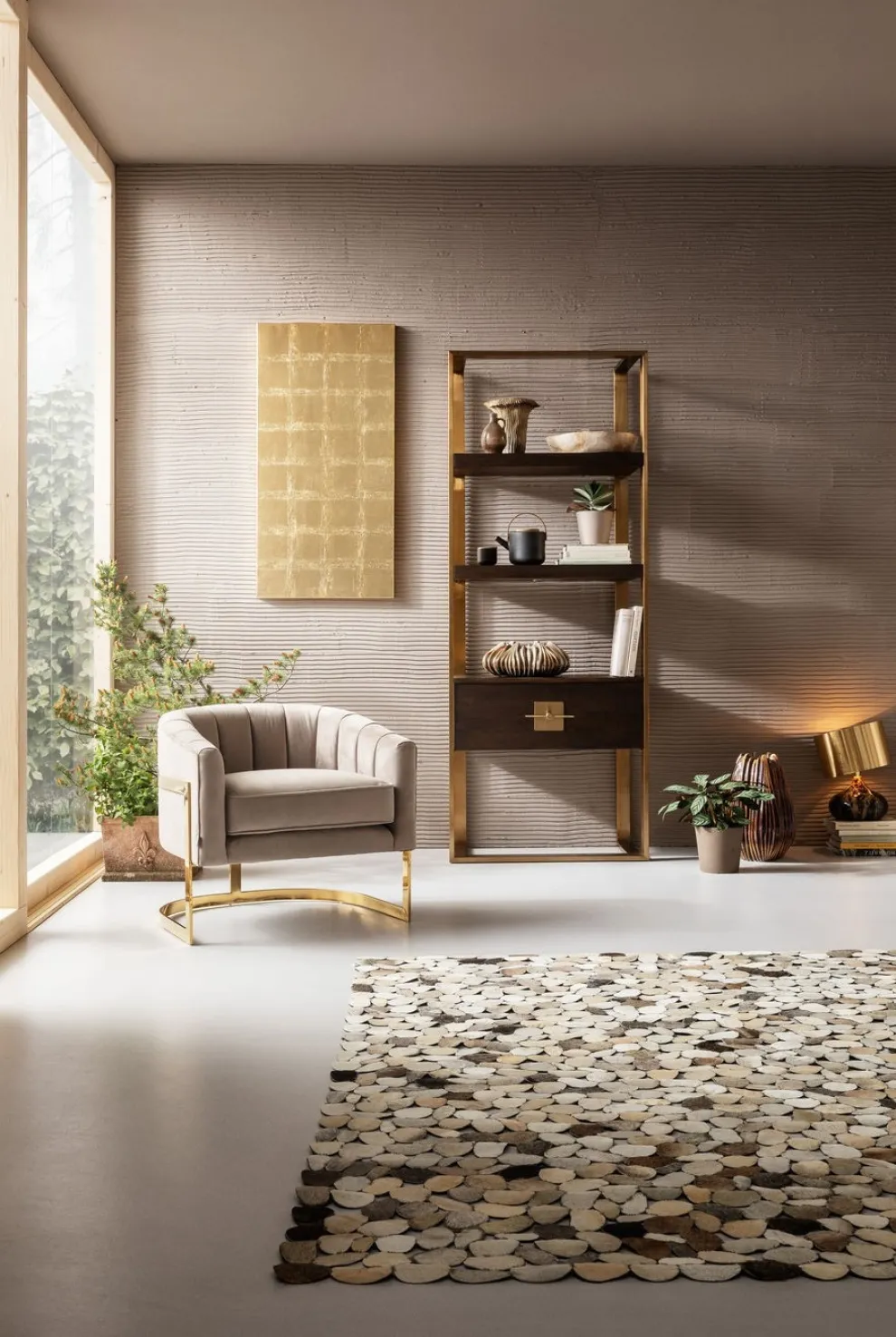 Fauteuil Pure Elegance Beige