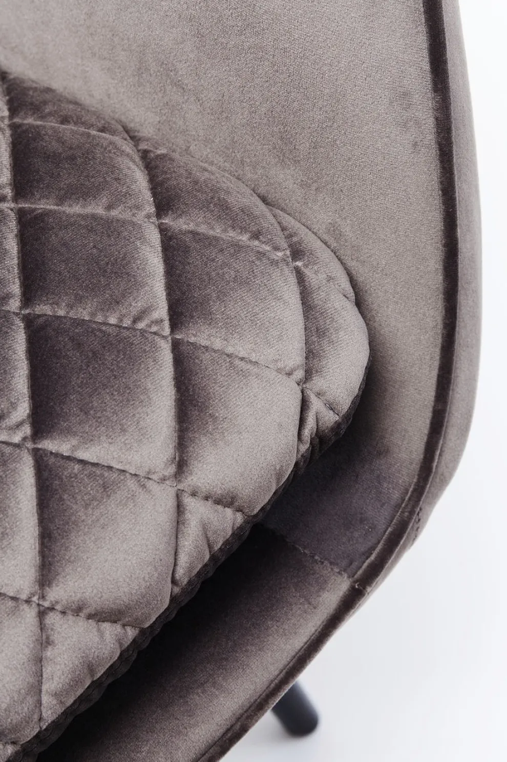 Fauteuil Tudor Fluweel Zilvergrijs