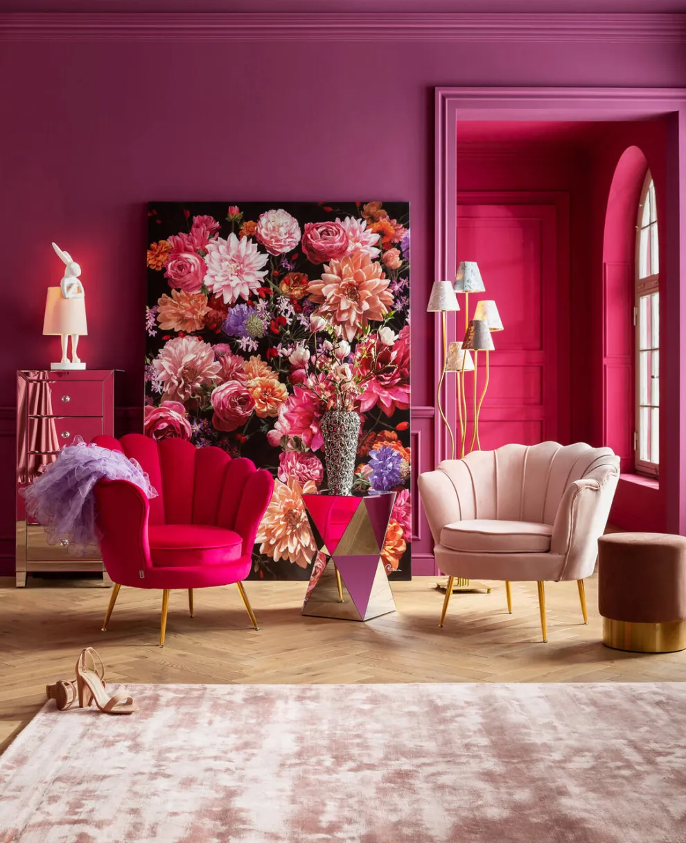 Fauteuil Water Lily Roze