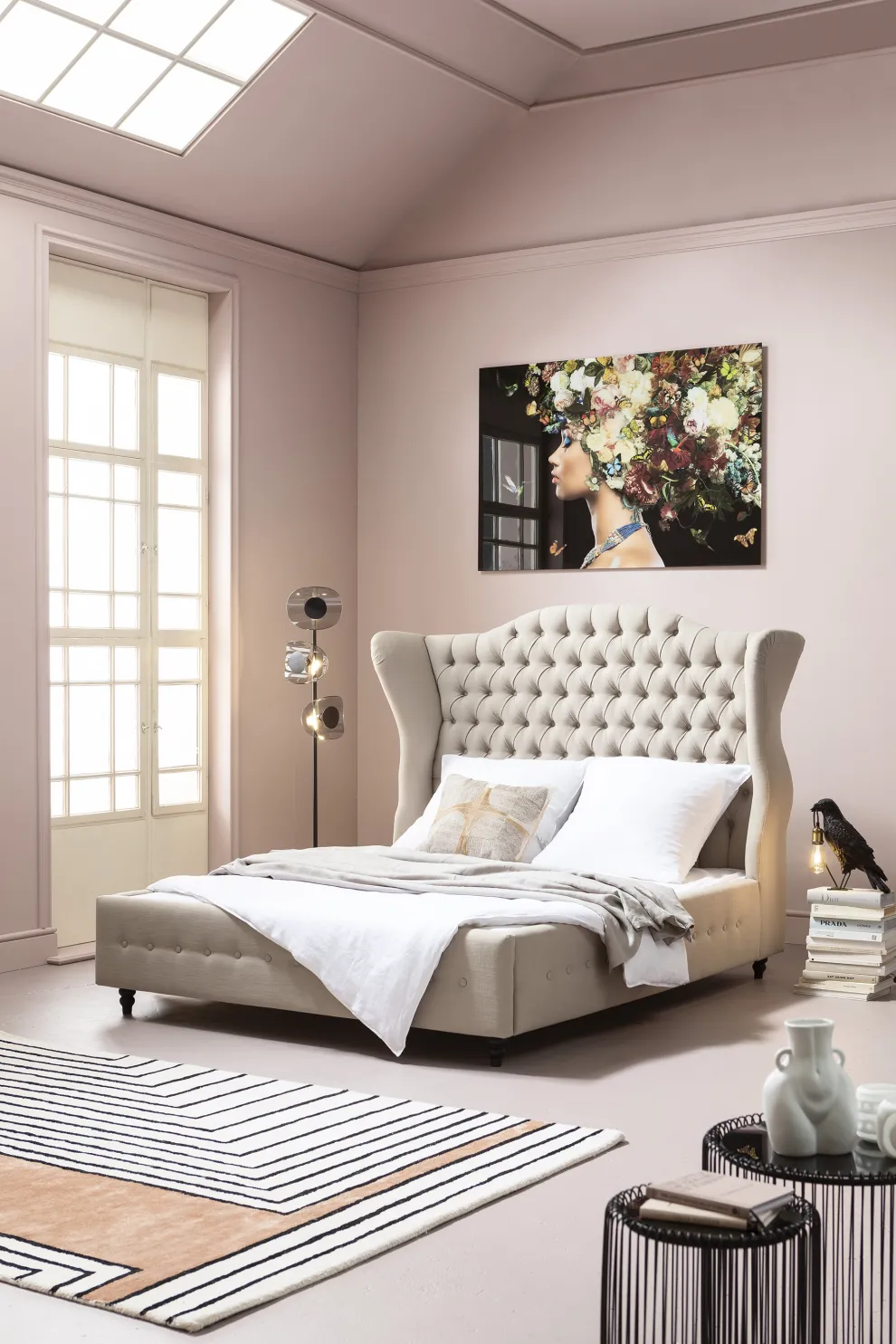 Glasschilderij Bunch Of Flowers 150x100cm