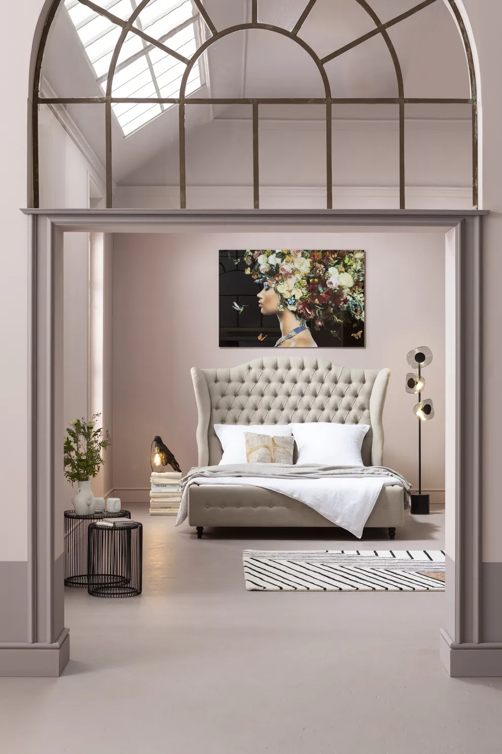 Glasschilderij Bunch Of Flowers 150x100cm