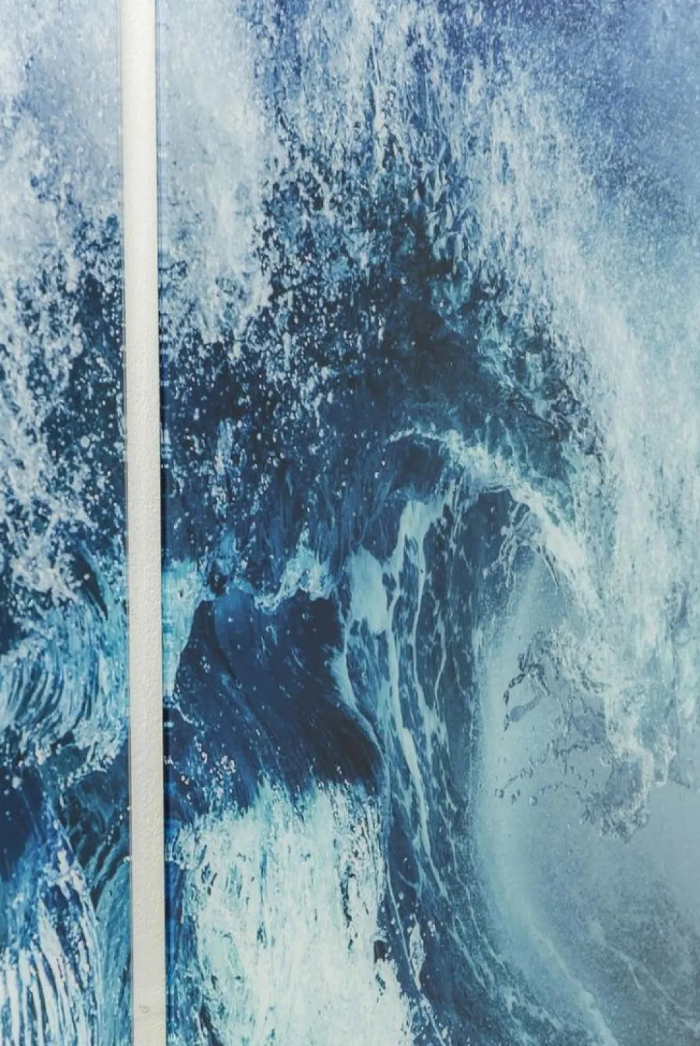 Glasschilderij Drieluik Wave 240x160cm (Set Van 3)