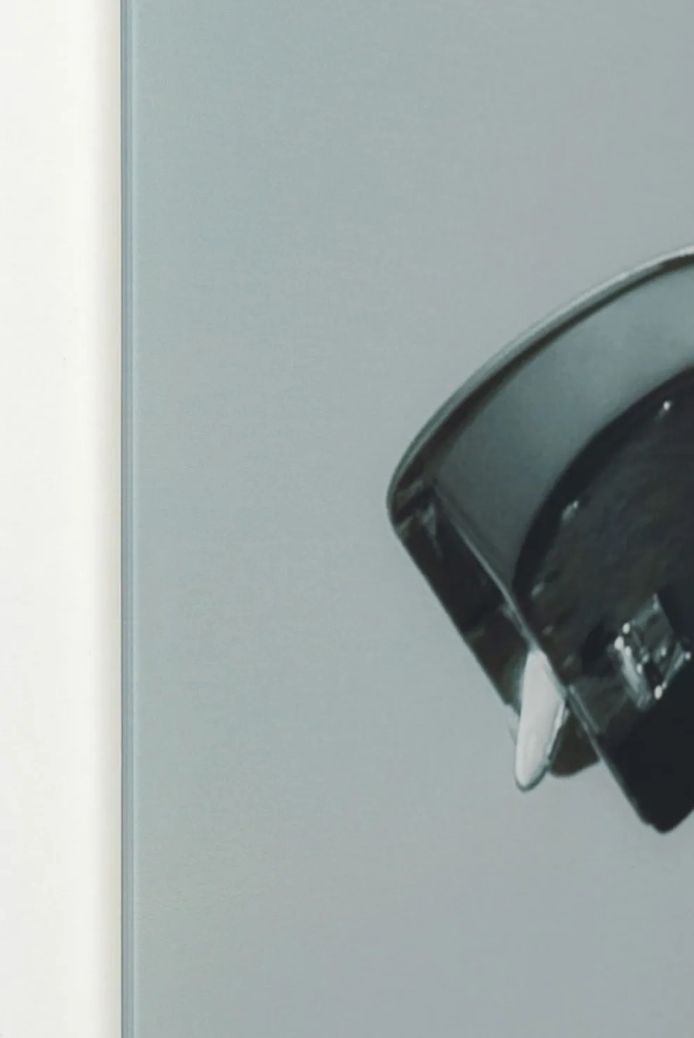 Glasschilderij Drieluik Oldtimer Zwart 240x160cm