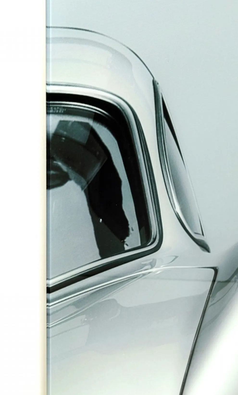 Glasschilderij Drieluik Oldtimer Zwart 240x160cm