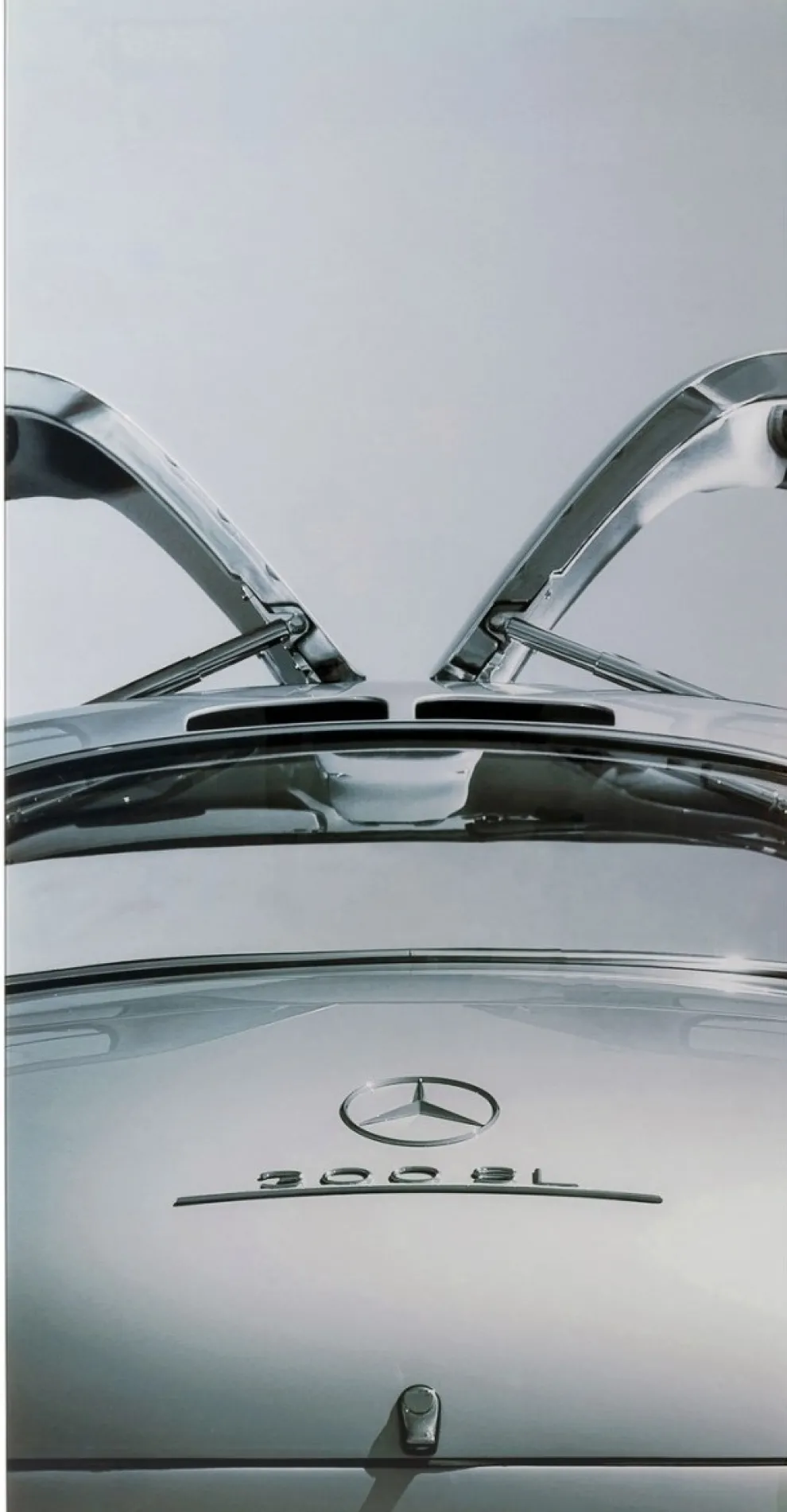 Glasschilderij Drieluik Oldtimer Zwart 240x160cm