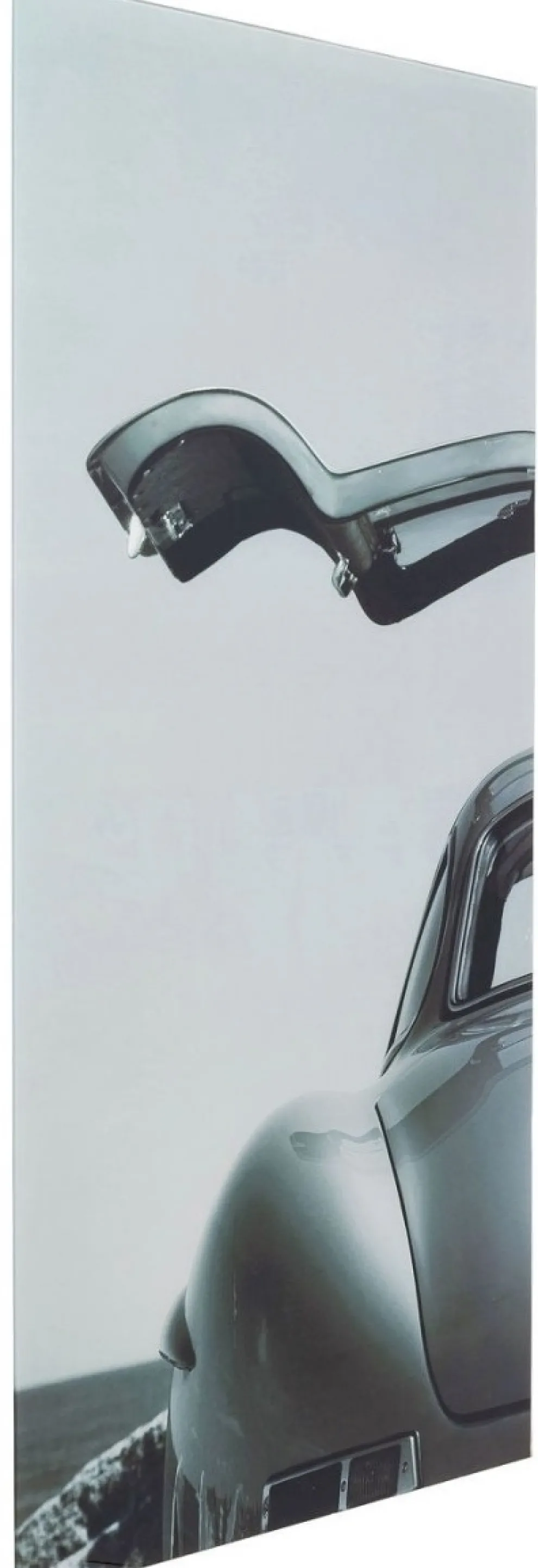 Glasschilderij Drieluik Oldtimer Zwart 240x160cm