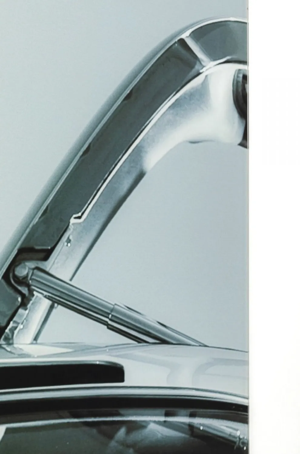 Glasschilderij Drieluik Oldtimer Zwart 240x160cm