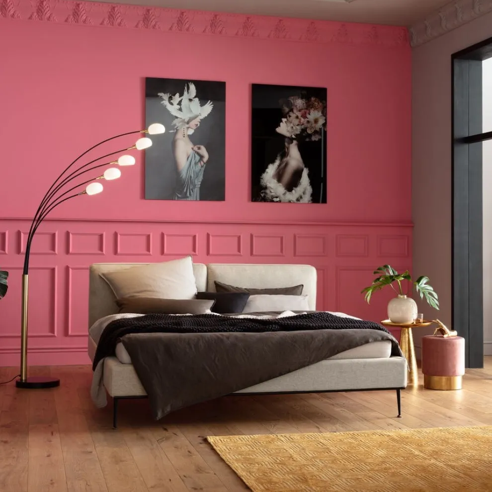 Glasschilderij Flowery Beauty 80x120cm