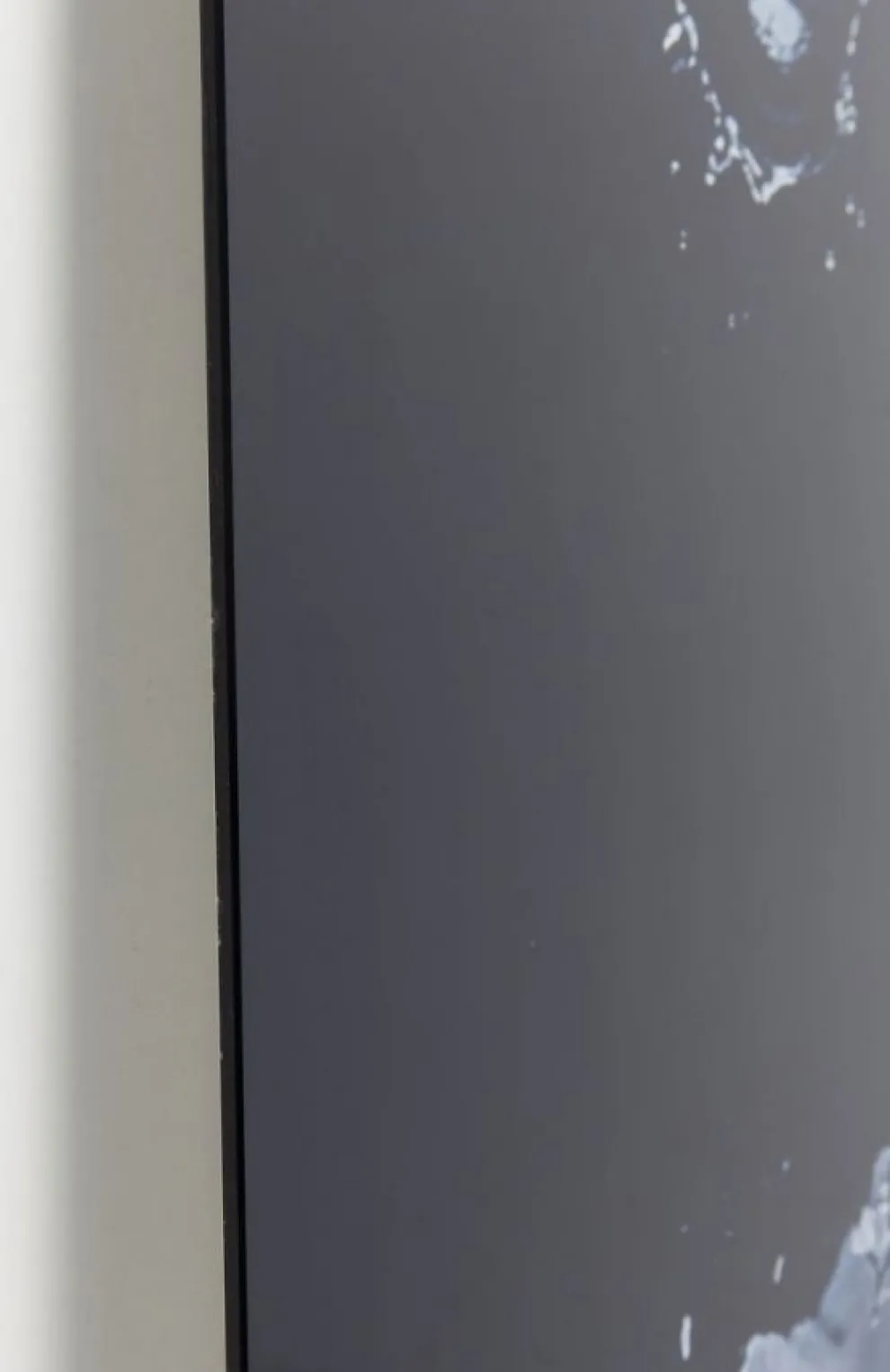 Glasschilderij Flower Art Lady 80x80cm