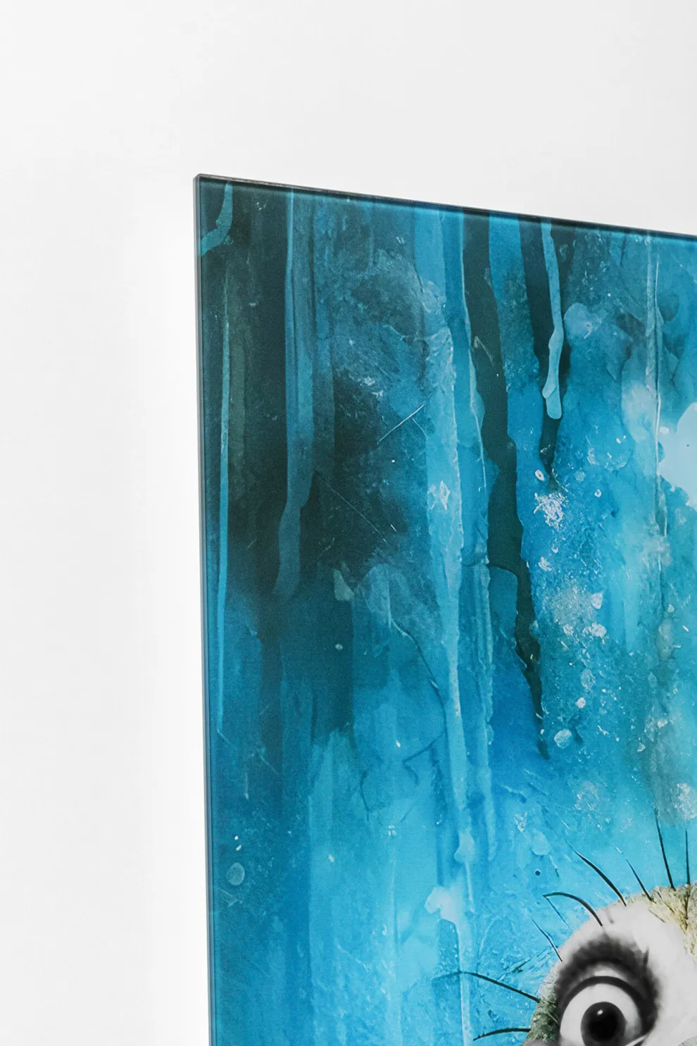 Glasschilderij Singing Meerkats 60x80cm