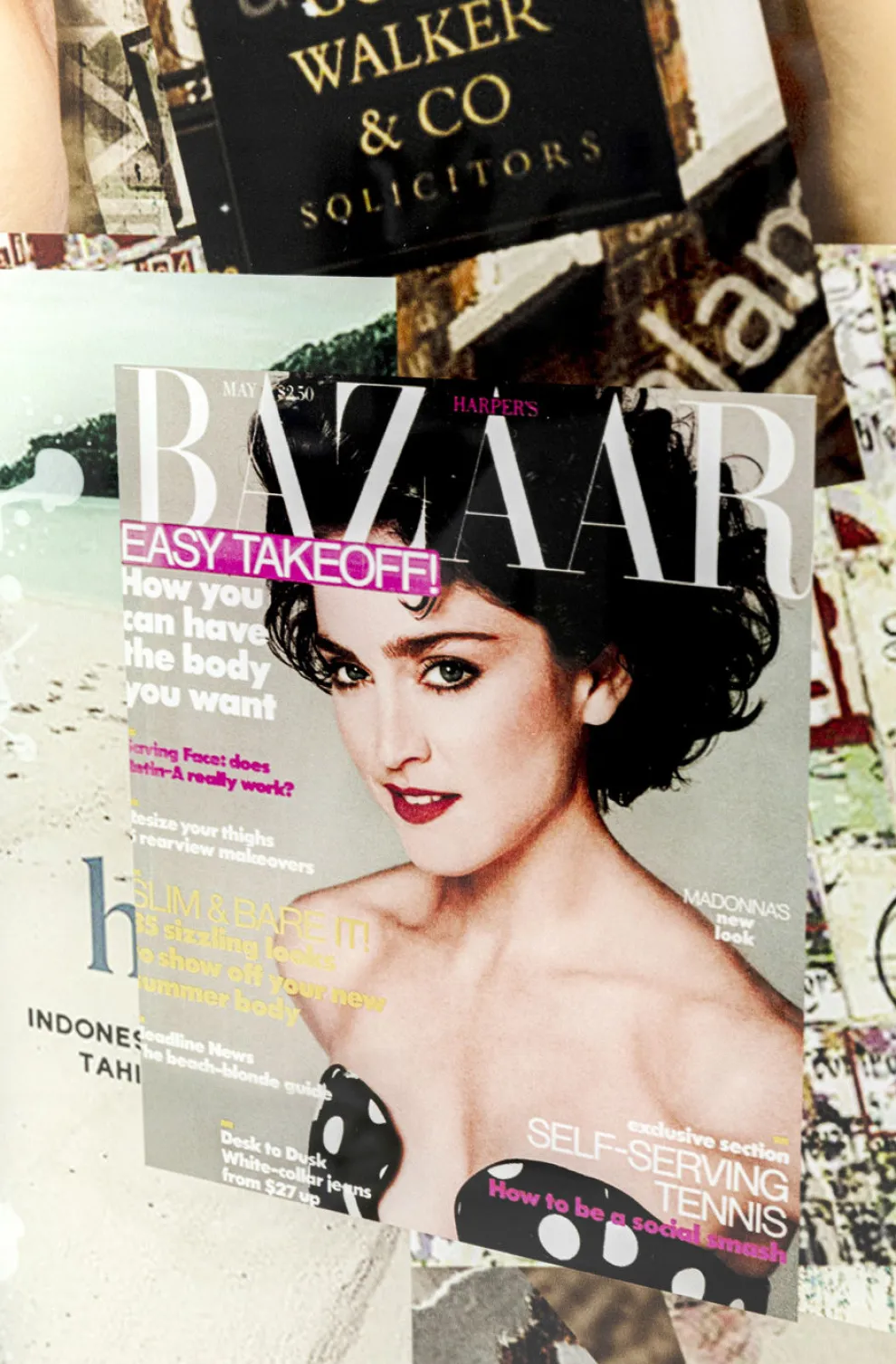 Glasschilderij Trendy Shopper 120x150cm