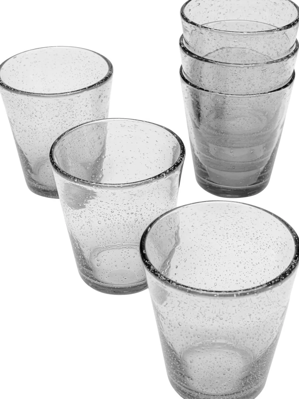 Glazen-Set Bubble Helder (6 Stuks)
