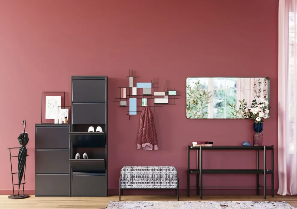 Halbank Buttons Met Opslag B&W Klein