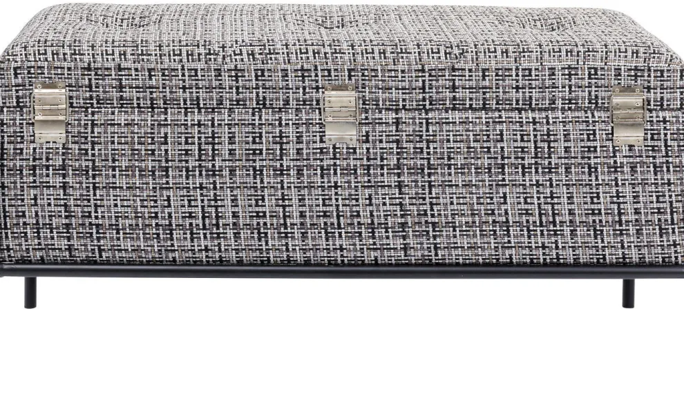 Halbank Buttons Met Opslag B&W Klein