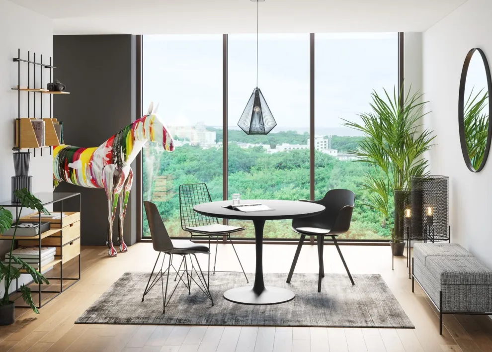 Halbank Buttons Met Opslag B&W Groot