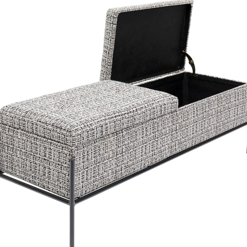 Halbank Buttons Met Opslag B&W Groot