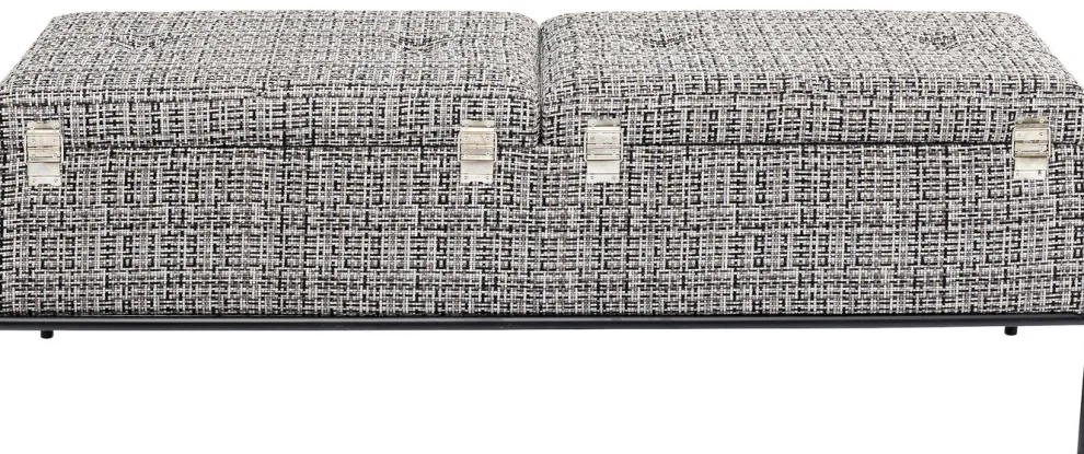 Halbank Buttons Met Opslag B&W Groot