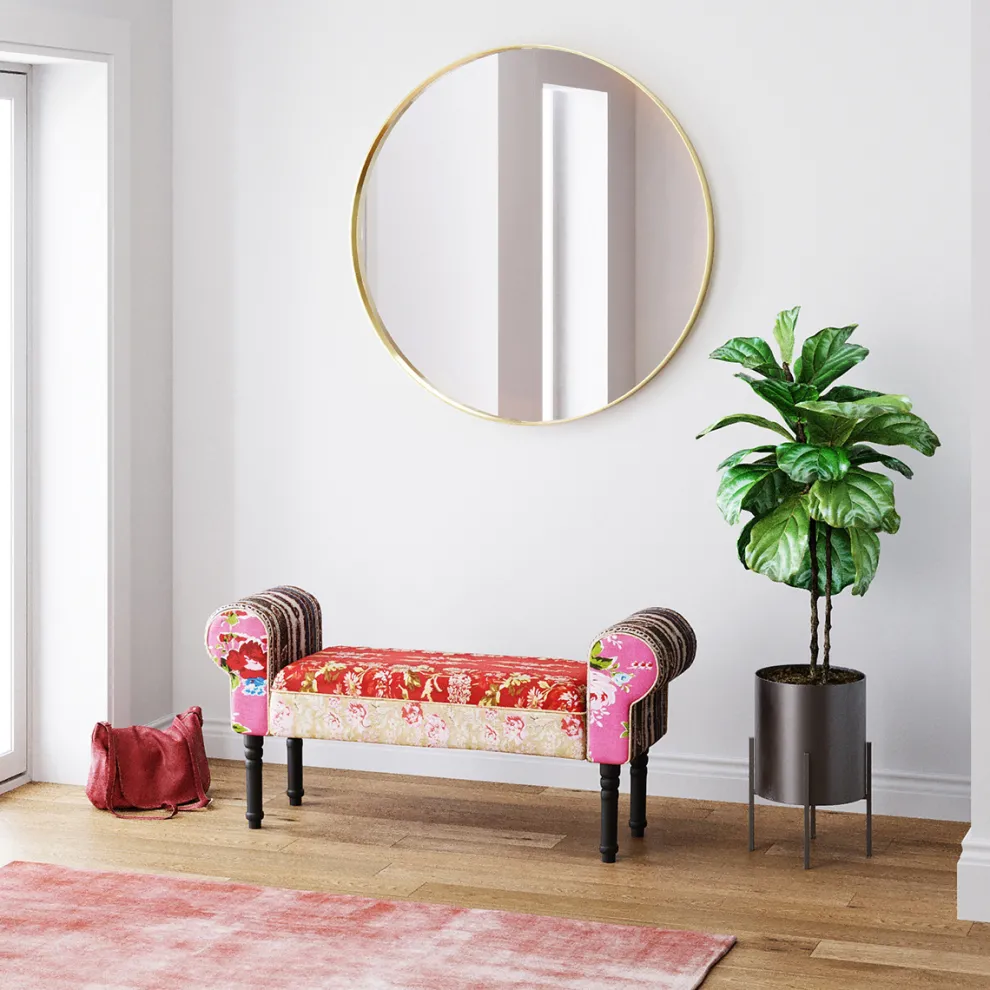 Halbank Wing Patchwork Rood