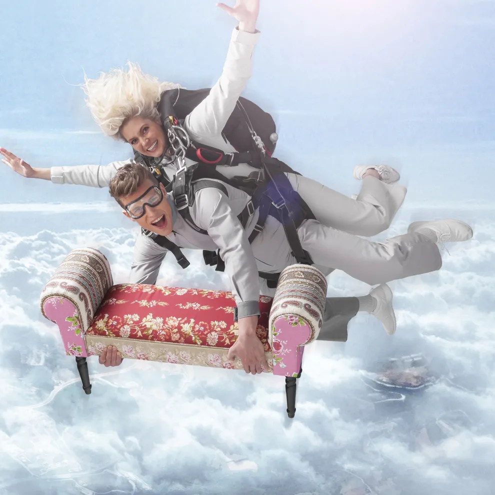 Halbank Wing Patchwork Rood