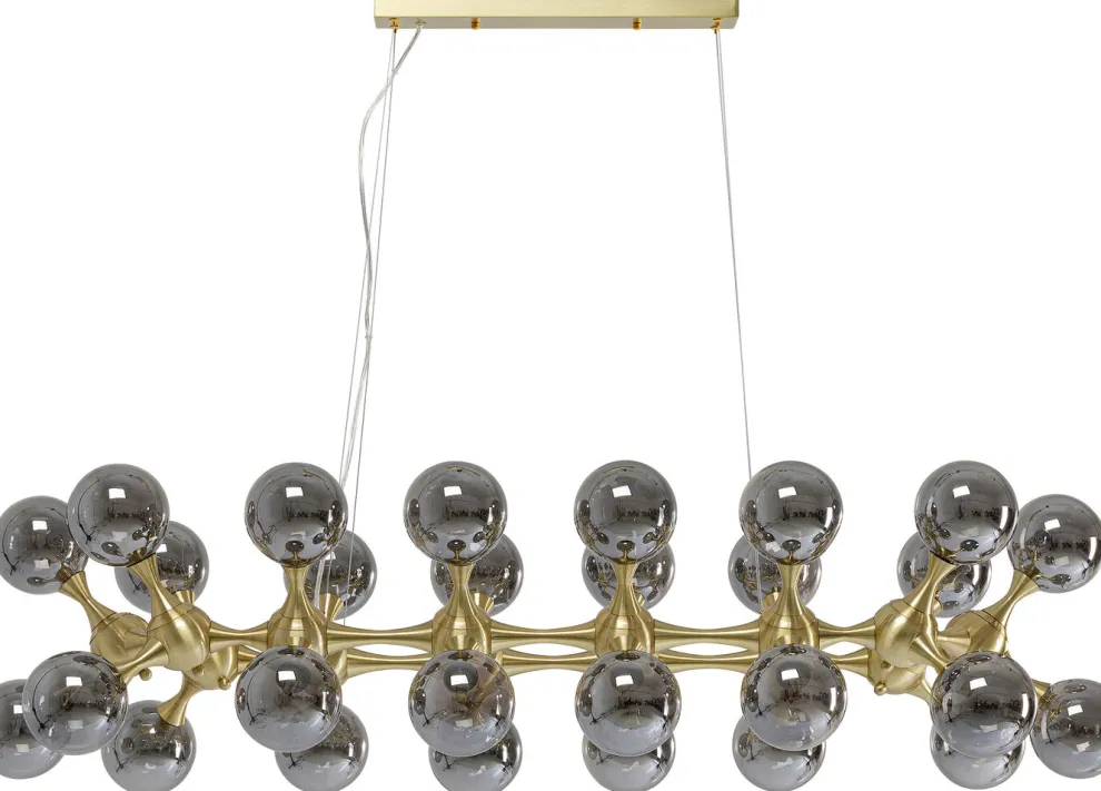Hanglamp Atomic Balls Brass 140cm