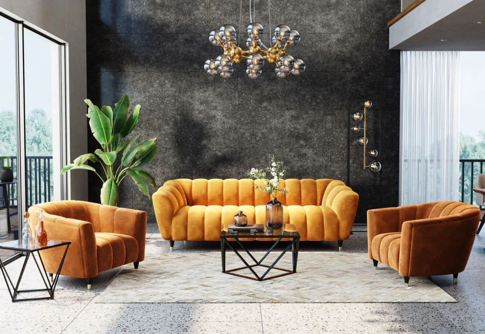 Hanglamp Atomic Balls Messing 18cm