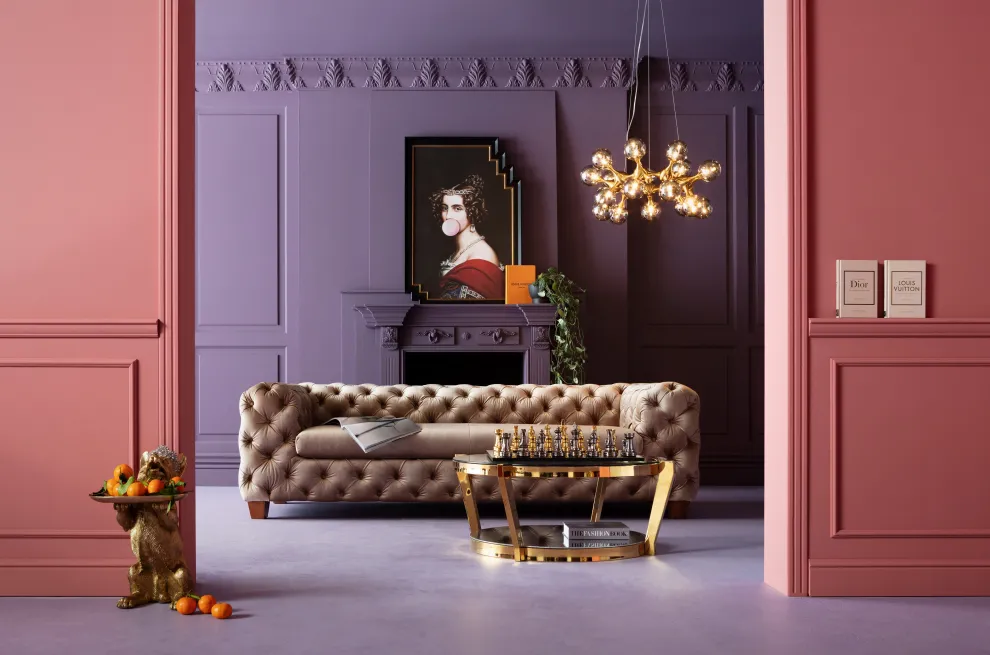 Hanglamp Atomic Balls Messing 18cm