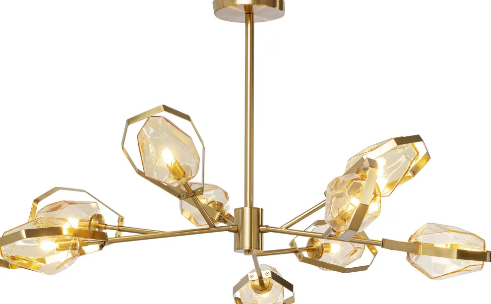 Hanglamp Diamond Fever Ufo Brass 106cm