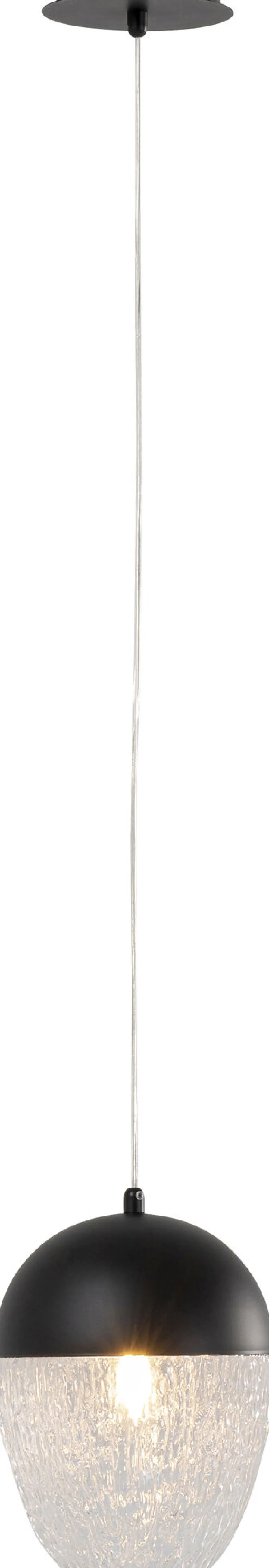 Hanglamp Frozen Black Matt Ø20cm