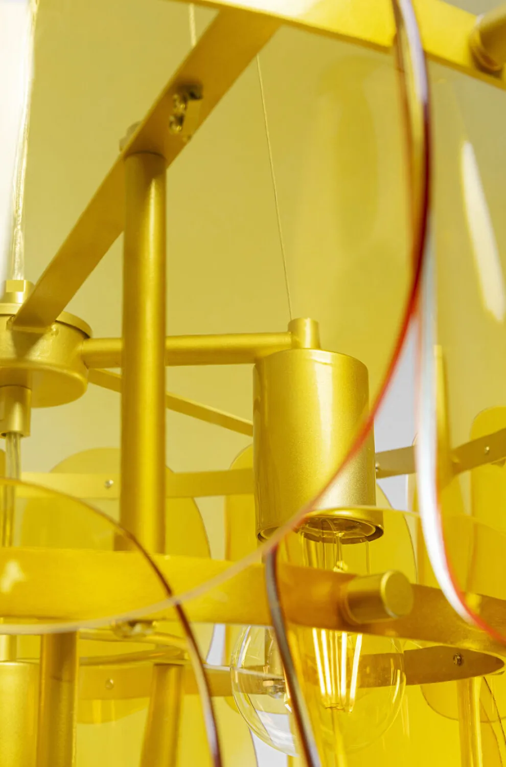 Hanglamp Mariposa Three Circle Messing