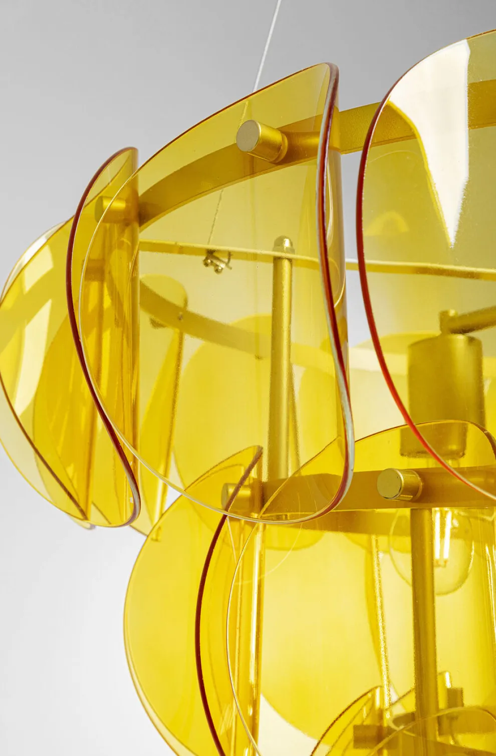 Hanglamp Mariposa Three Circle Messing