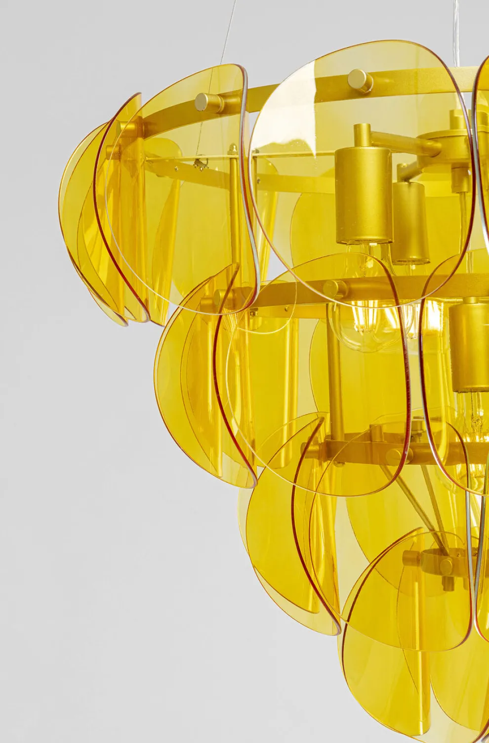 Hanglamp Mariposa Three Circle Messing