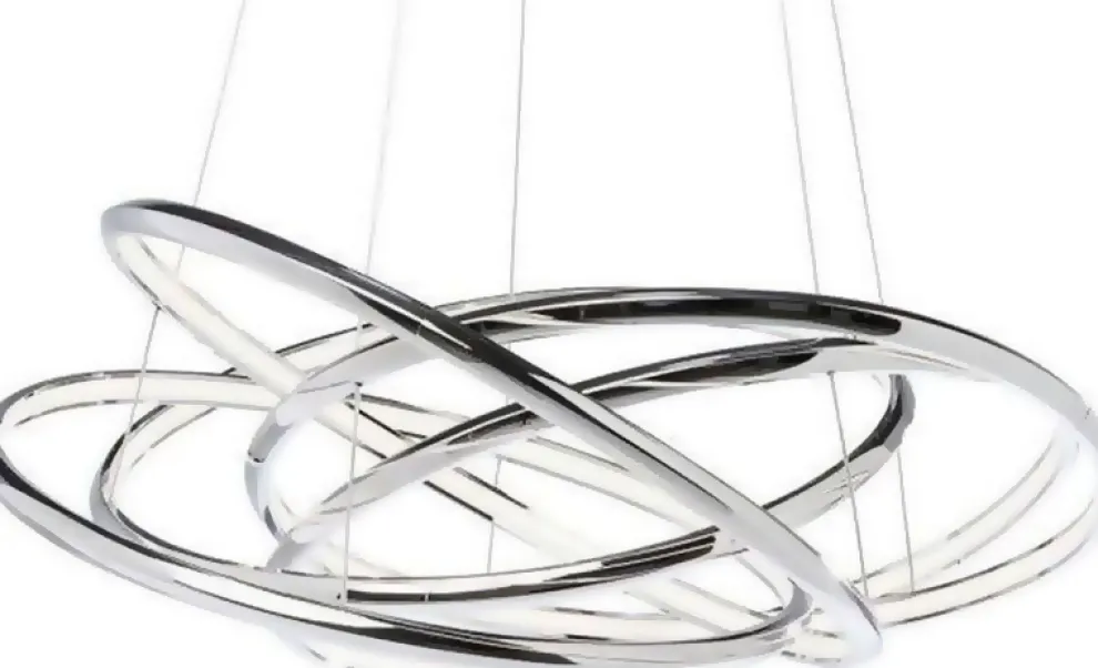 Hanglamp Saturn LED Chroom Groot