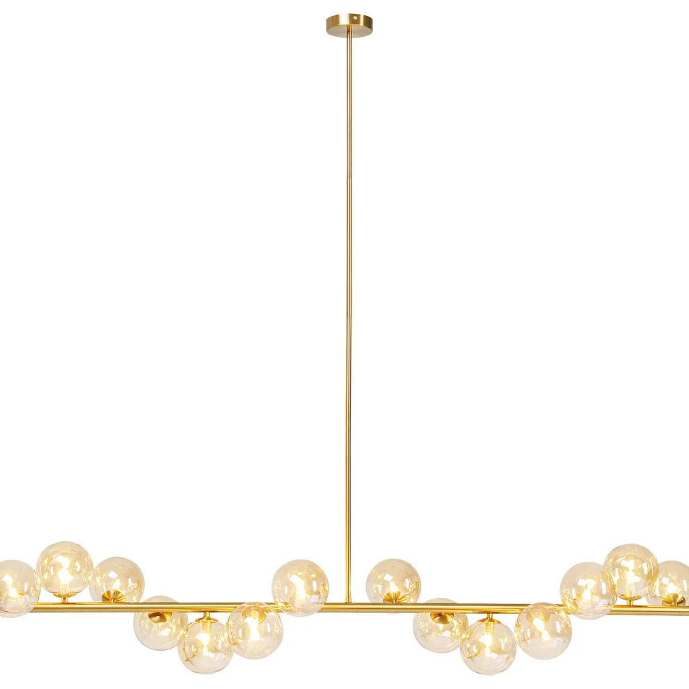 Hanglamp Scala Balls Brass 150cm