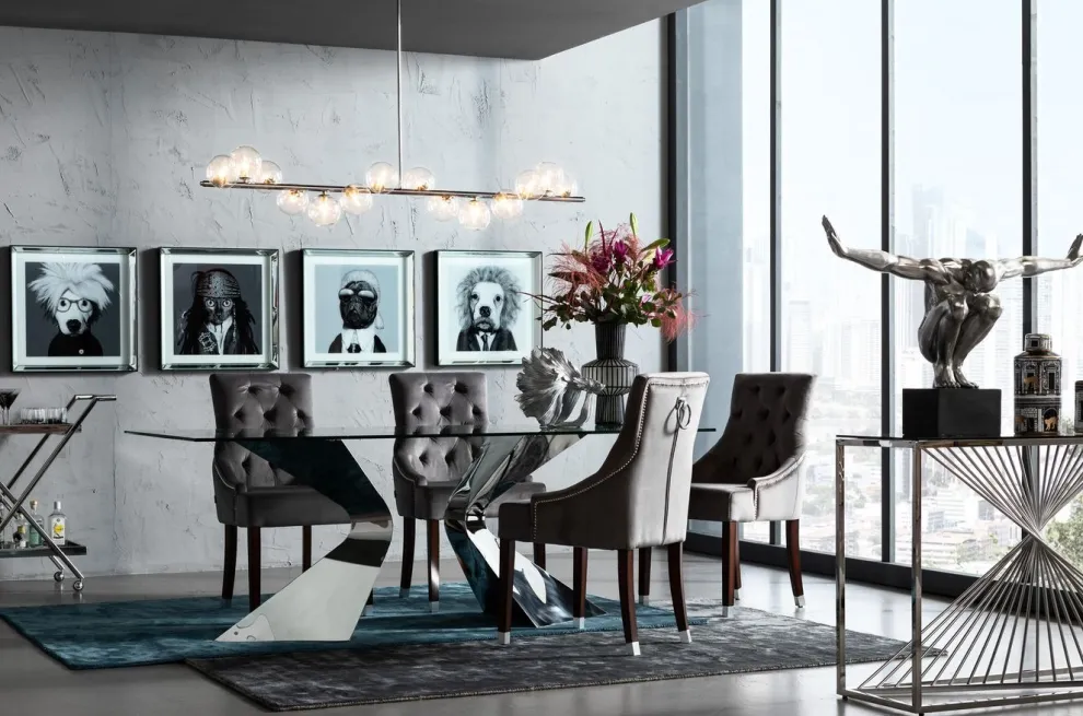 Hanglamp Scala Balls Chroom 150cm