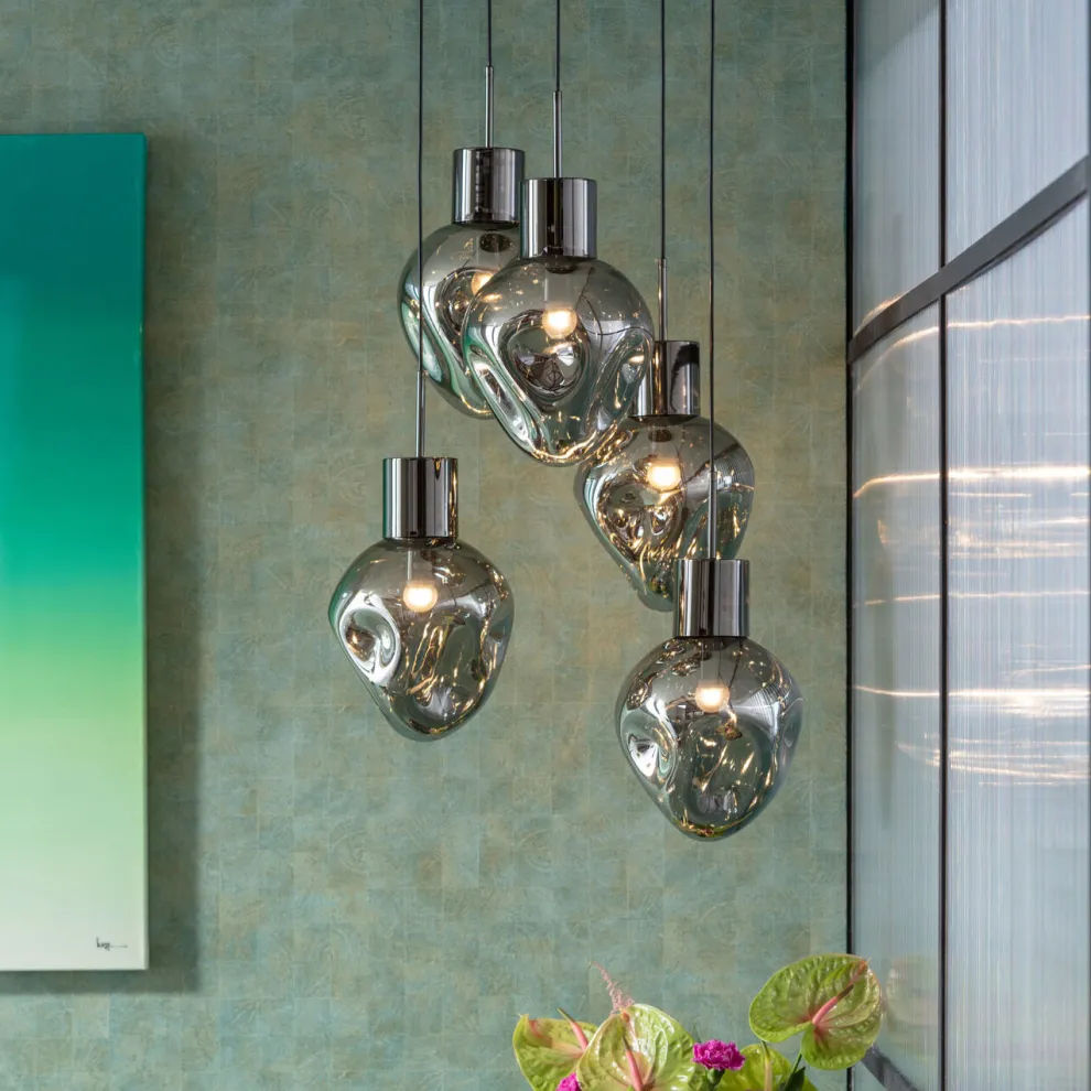 Hanglamp Supernova Smoky Cinque Ø50CM