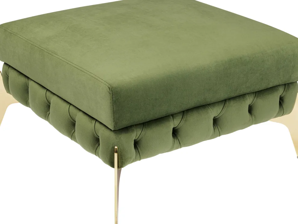 Hocker Belissima Velvet Green 80cm