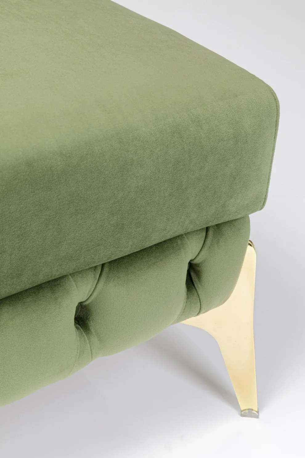 Hocker Belissima Velvet Green 80cm