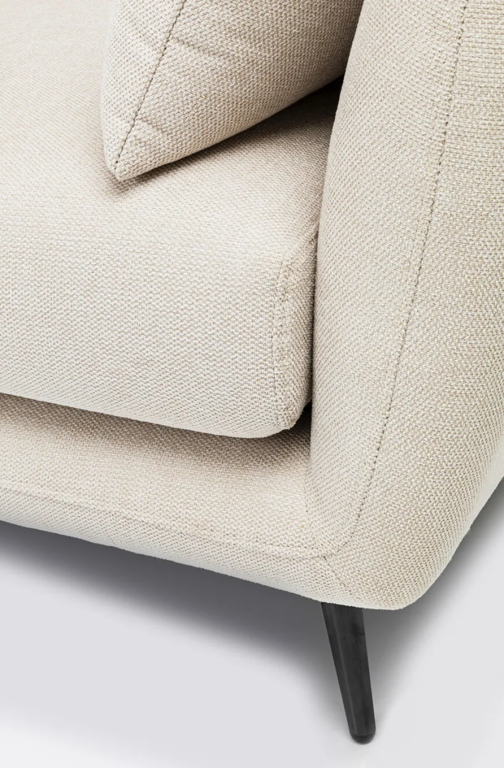 Hoekbank Amalfi Links Creme 275cm