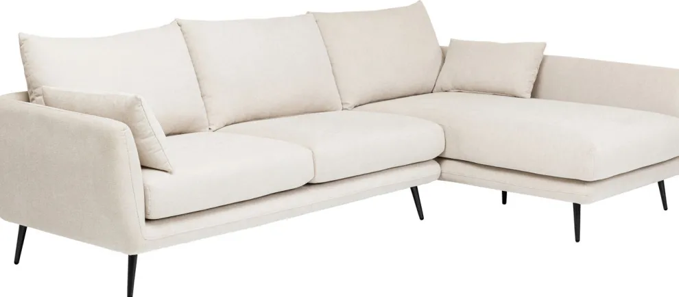 Hoekbank Amalfi Rechts Creme 275cm